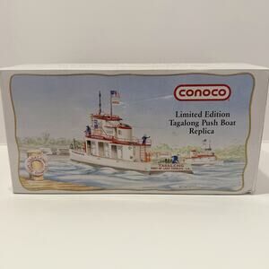 Conoco Limited Edition 1973 Tagalong Push Boat Replica Continental Oil